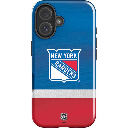 NHL New York Rangers Jersey iPhone 16 Impact Case