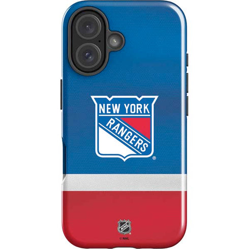 NHL New York Rangers Jersey iPhone 16 Plus Impact Case