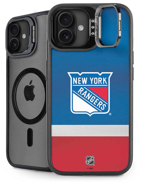 NHL New York Rangers Jersey iPhone 16 Plus Kickstand Case
