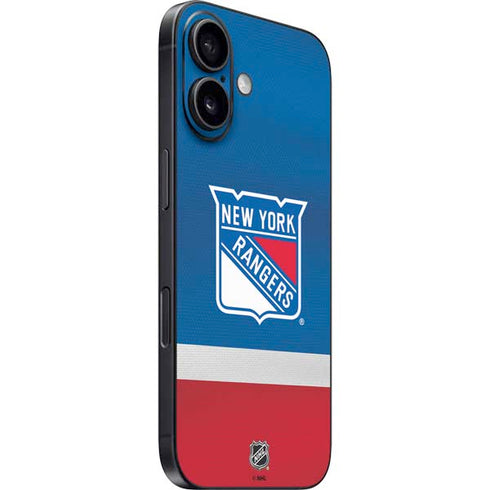 NHL New York Rangers Jersey iPhone 16 Plus Skin