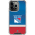 NHL New York Rangers Jersey iPhone 16 Pro Clear Case