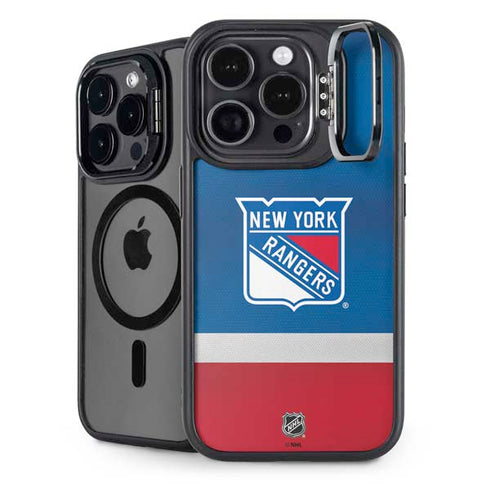 NHL New York Rangers Jersey iPhone 16 Pro Max Kickstand Case
