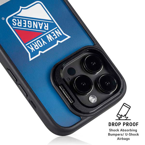 NHL New York Rangers Jersey iPhone 16 Pro Max Kickstand Case