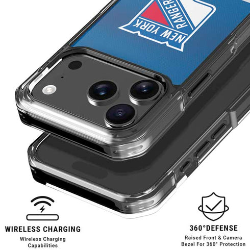 NHL New York Rangers Jersey iPhone 18 Pro Clear Case