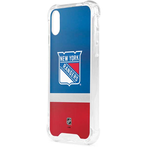 NHL New York Rangers Jersey iPhone XS Clear Case