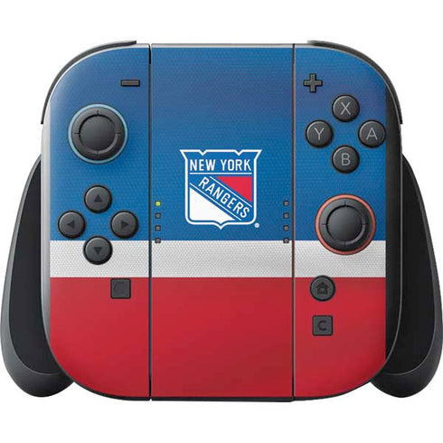 NHL New York Rangers Jersey Nintendo Switch 2 (2025) with Joy-Con Skin