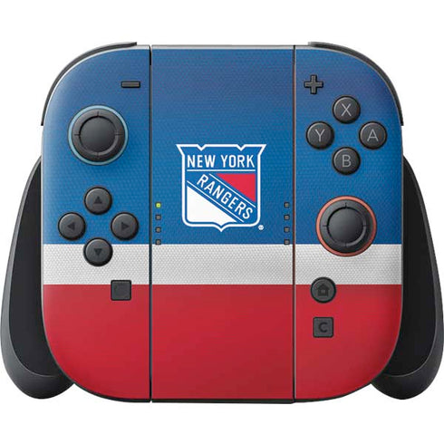 NHL New York Rangers Jersey Nintendo Switch 2 (2025) Joy-Con Controller Skin