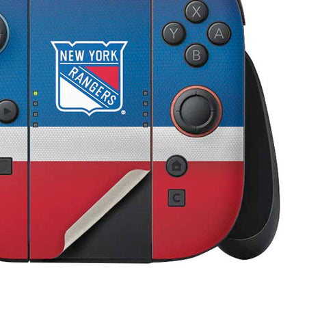 NHL New York Rangers Jersey Nintendo Switch 2 (2025) Joy-Con Controller Skin