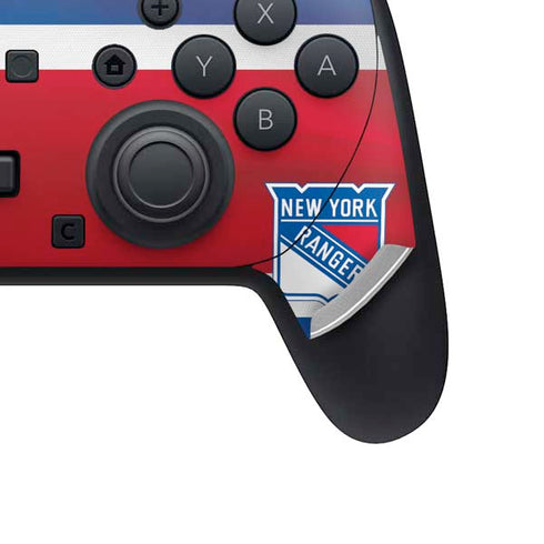 NHL New York Rangers Jersey Nintendo Switch 2 (2025) Pro Controller Skin
