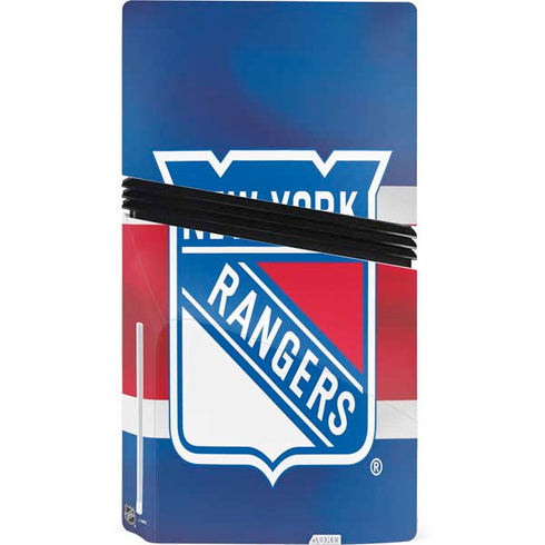 NHL New York Rangers Jersey PS5 Pro Disk Console Skin