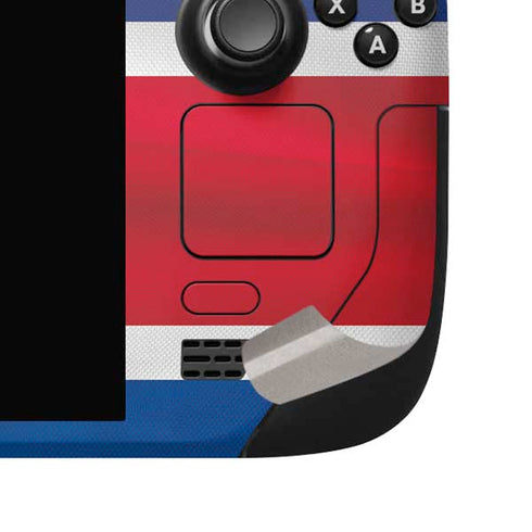 NHL New York Rangers Jersey Steam Deck Handheld Gaming Computer OLED Skin