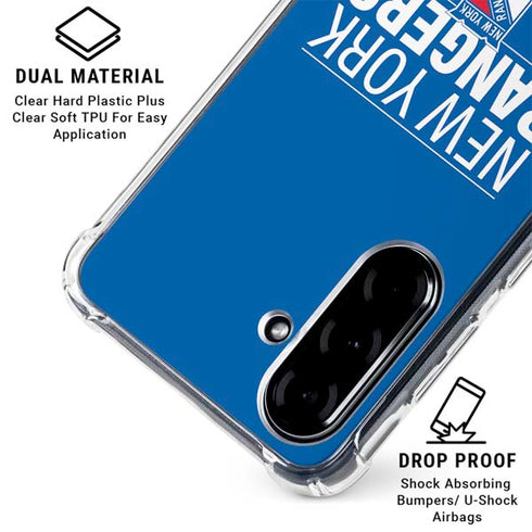 NHL New York Rangers Lineup Galaxy A36 5G Clear Case