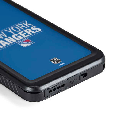 NHL New York Rangers Lineup Galaxy S24 Plus Waterproof Case