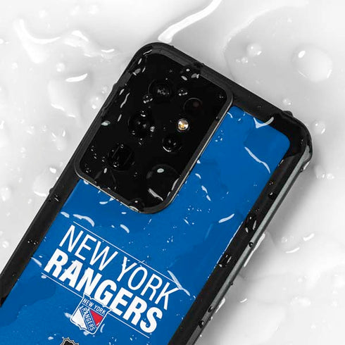 NHL New York Rangers Lineup Galaxy S24 Ultra Waterproof Case