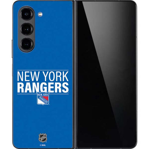 NHL New York Rangers Lineup Galaxy Z Fold5 5G Skin