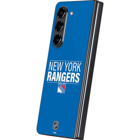 NHL New York Rangers Lineup Galaxy Z Fold5 5G Skin