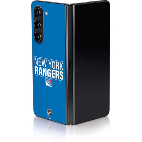NHL New York Rangers Lineup Galaxy Z Fold5 5G Skin
