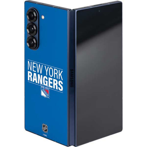 NHL New York Rangers Lineup Galaxy Z Fold6 Skin