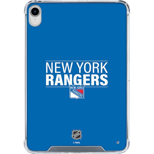 NHL New York Rangers Lineup iPad 11th Gen (2025) Clear Case