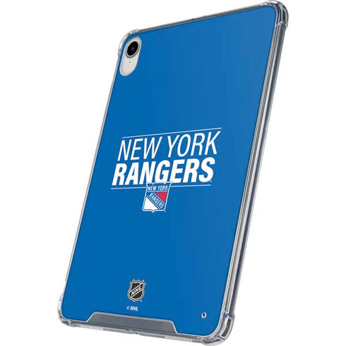 NHL New York Rangers Lineup iPad 11th Gen (2025) Clear Case