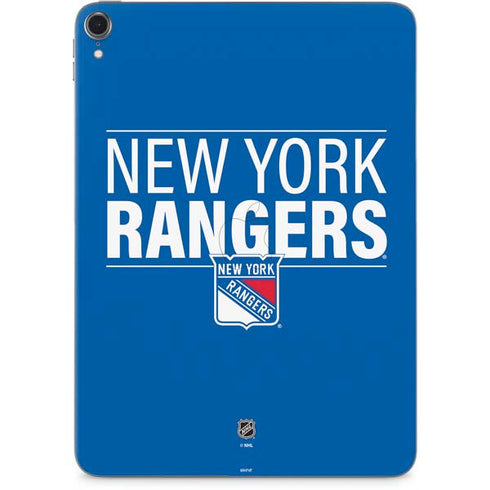 NHL New York Rangers Lineup Apple iPad Pro Skin