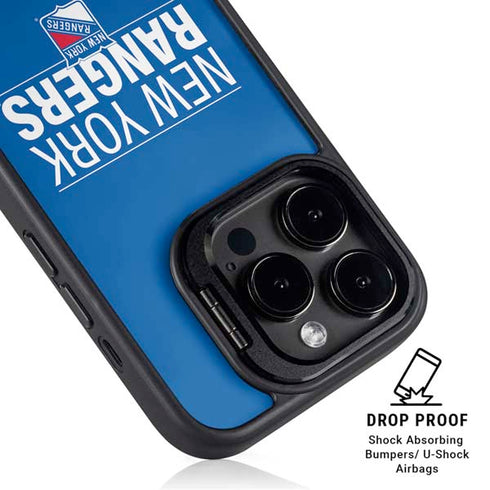 NHL New York Rangers Lineup iPhone 14 Pro Kickstand Case
