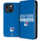 NHL New York Rangers Lineup iPhone 15 Folio Case