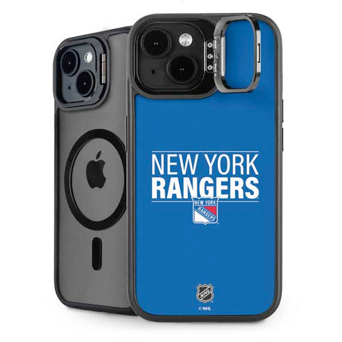 NHL New York Rangers Lineup iPhone 15 Kickstand Case