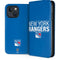 NHL New York Rangers Lineup iPhone 15 Plus Folio Case