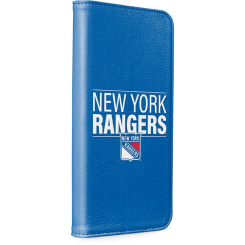 NHL New York Rangers Lineup iPhone 15 Pro Max Folio Case