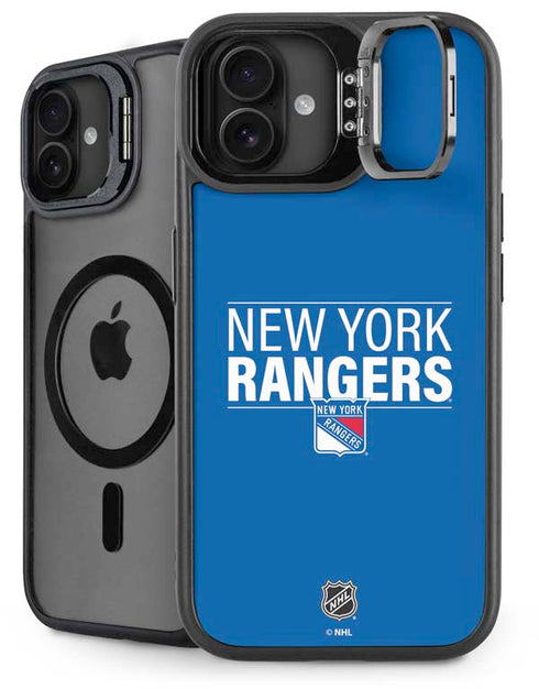 NHL New York Rangers Lineup iPhone 16 Kickstand Case