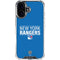 NHL New York Rangers Lineup iPhone 16 Plus Clear Case