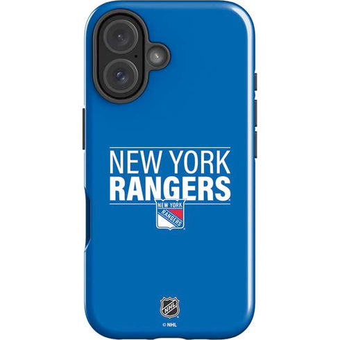 NHL New York Rangers Lineup iPhone 16 Plus Impact Case
