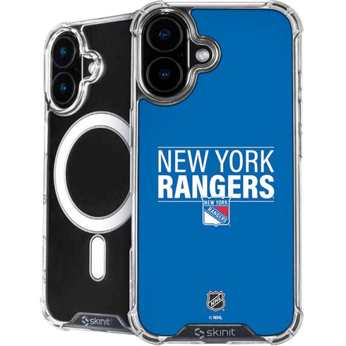 NHL New York Rangers Lineup iPhone 16 Plus MagSafe Case