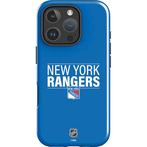 NHL New York Rangers Lineup iPhone 16 Pro Impact Case