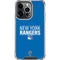 NHL New York Rangers Lineup iPhone 16 Pro Max Clear Case