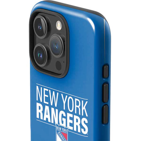 NHL New York Rangers Lineup iPhone 16 Pro Max Impact Case