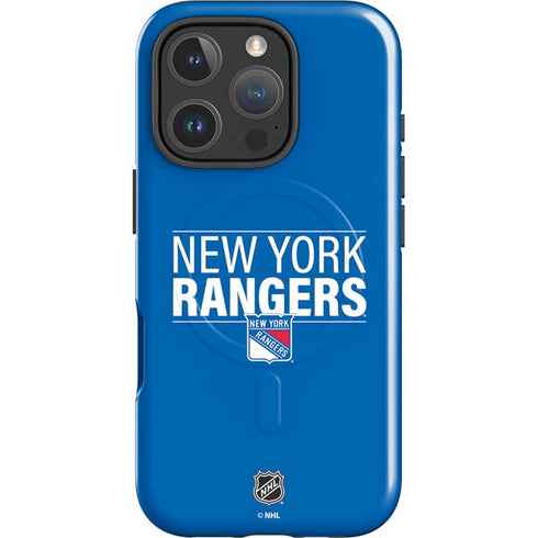 NHL New York Rangers Lineup iPhone 16 Pro Max Magsafe Impact Case