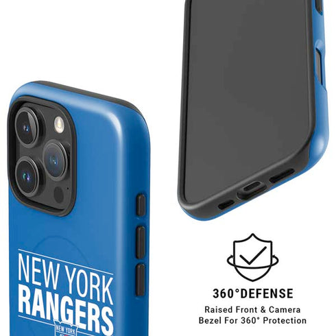 NHL New York Rangers Lineup iPhone 16 Pro Max Magsafe Impact Case