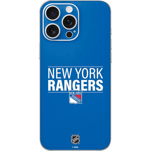NHL New York Rangers Lineup iPhone 16 Pro Max Skin