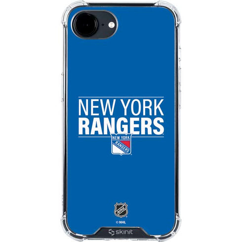NHL New York Rangers Lineup iPhone 16e Clear Case