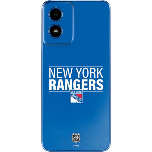 NHL New York Rangers Lineup Moto G Play 4G (2024) Skin