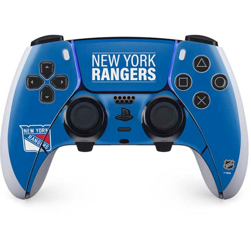 NHL New York Rangers Lineup PS5 DualSense Edge Pro Controller Skin