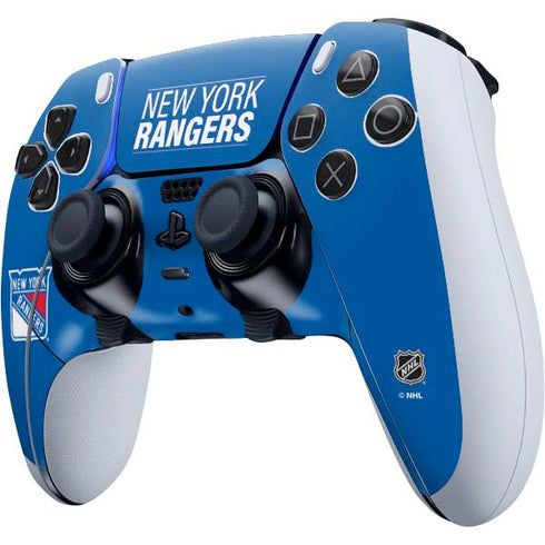 NHL New York Rangers Lineup PS5 DualSense Edge Pro Controller Skin
