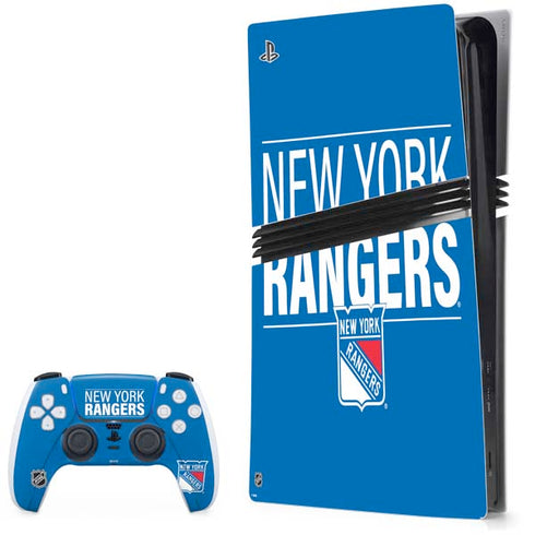 NHL New York Rangers Lineup PS5 Pro Bundle Skin