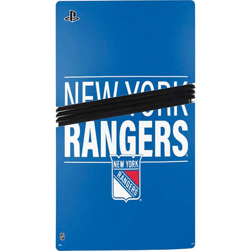 NHL New York Rangers Lineup PS5 Pro Console Skin