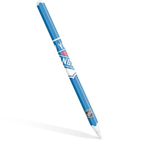 NHL New York Rangers Solid Background Apple Pencil (2nd Gen 2019) Skin