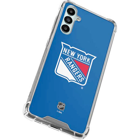 NHL New York Rangers Solid Background Gabb Phone 4 Clear Case