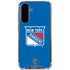 NHL New York Rangers Solid Background Galaxy A36 5G Clear Case