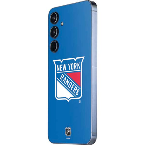 NHL New York Rangers Solid Background Galaxy A55 5G Skin